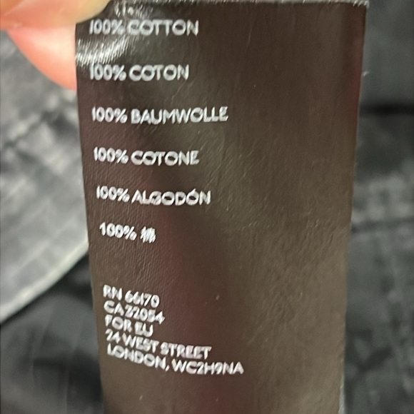 Free People Multi Zipper Mini Skirt 6 Black Denim Asymetrical Cargo Zip Boho - Picture 10 of 10